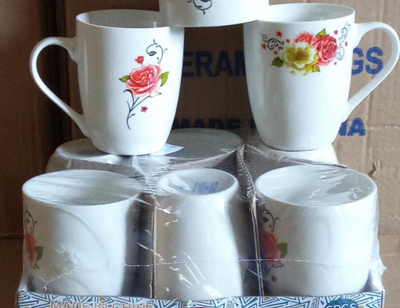 KitchenPro Ceramic Mug - 11oz  6PCS SET 11381