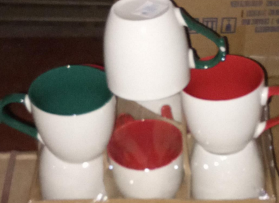 KitchenPro Ceramic Mug - 11oz  6PCS SET 18503