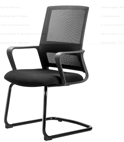 Executive Med-Back Mesh Cantilever Visitor Chair DELI 87091