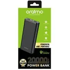 Oraimo OPB-P204D 20000mah Dual Output Fast PD Powerbank