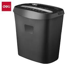 Deli E9947 Cross-Cut Paper Shredder (8 Sheets, 15L Bin, P4 Security)