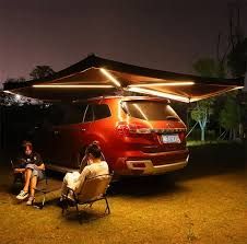 Futuris 270° Awning with LED Tubes - 2.5M Wing Span