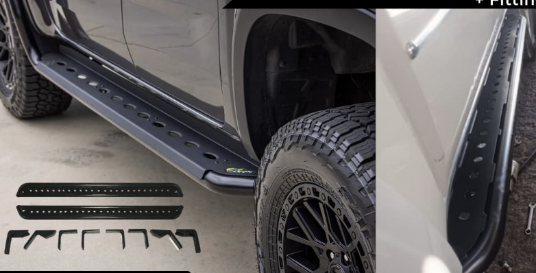 Futuris Pajero Side Steps - 3rd &amp; 4th Gen - 50mm Diameter Tubing