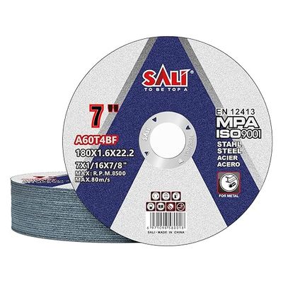 SALI Metal Cutting Discs 7.5inch 180x1.6x22.2mm - 10 Pack