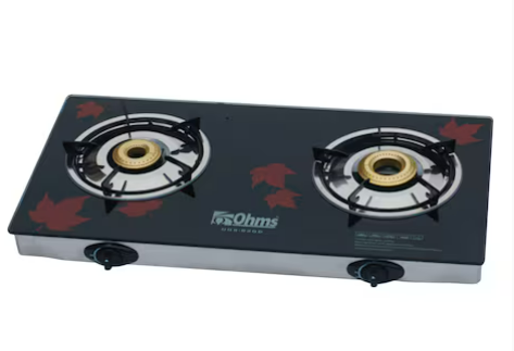 Ohms S/S Gas Stove 2 Burner Ogs-C2Bss