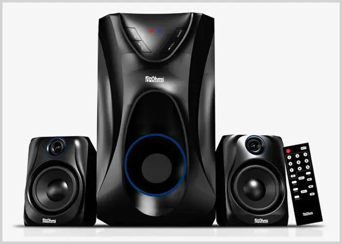 Ohms Home Theatre 3.1 Ch,Bt,Usb,Fm,Sd Card 8000W Ohm300(PMPO)