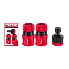 Emtop 3pcs Hose Quick Connector Set - EQCS11231
