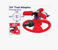 Emtop Plastic 3-Arm Rotatory Sprinkler - ESNE23602