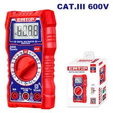 Emtop 2000 Counts Digital Multimeter - EDMR16002