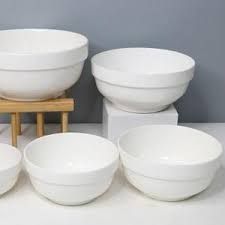 5.5-inch Ceramic Bowls, Set of 6 | Durable, Versatile Kitchen Bowls | 12136 KitchenPro