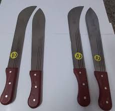 8-inch Machete with Red Handle - Model: 3130