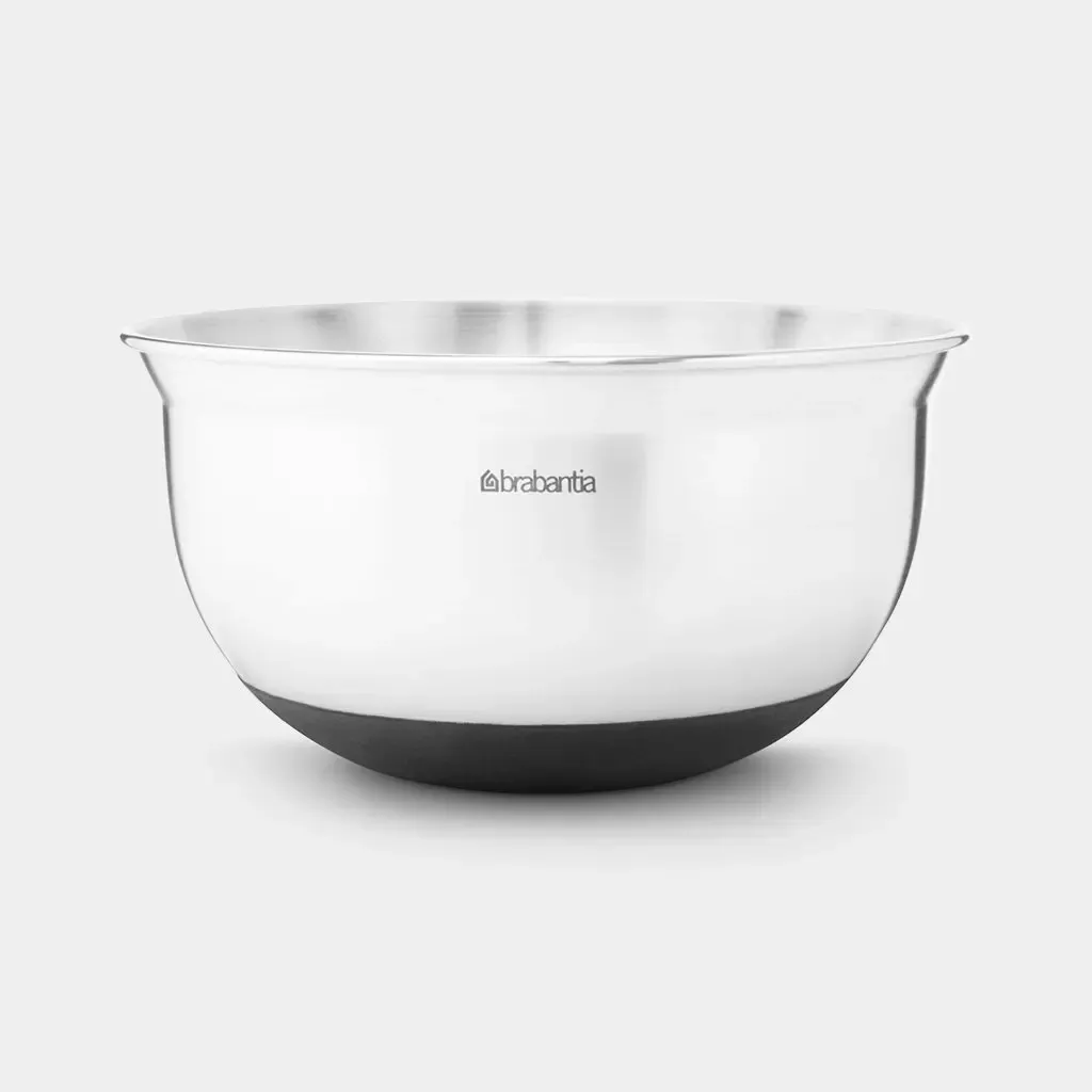 Brabantia Mixing Bowl 1.6L, Matt Steel/Black (3549)