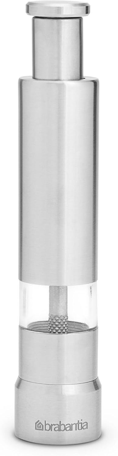 Brabantia Salt &amp; Pepper Crusher Set, Matt Steel (611407)