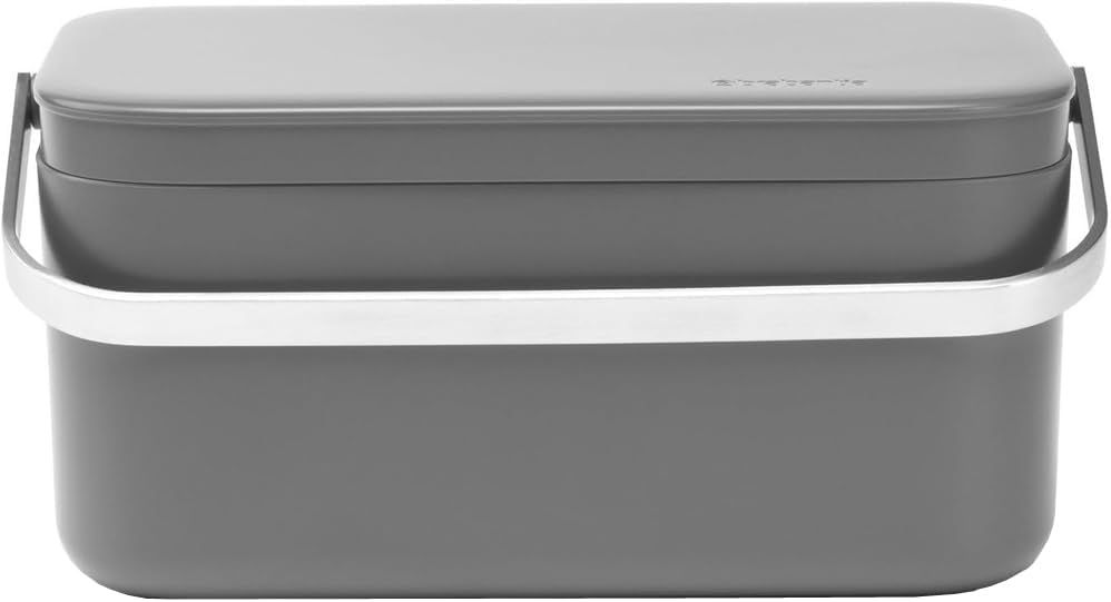 Brabantia Food Waste Caddy, Dark Grey (117541)