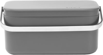 Brabantia Food Waste Caddy, Dark Grey (117541)