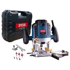 Ryobi Router with 6 Bits and Carry Case 1200W (RE-1255K)