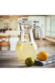 KitchenPro J-5A Glass Jug with Handle and Lid, 1.8 Liter (11272)