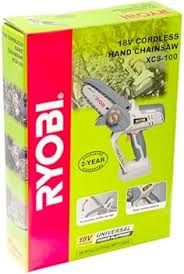 Ryobi XCS-100: 18V Li-Ion Cordless One Hand Chain Saw