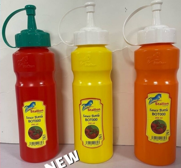 Stallion plastic sauce bottle 260ml