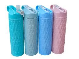 Woven Texture Insulated Water Bottle 800ml- Assorted Colors