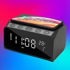 Havit 6 in1 Bluetooth Speaker (Wireless  Charger /Clock/Alarm/Calendar/Temp./BT Speaker) -W3041