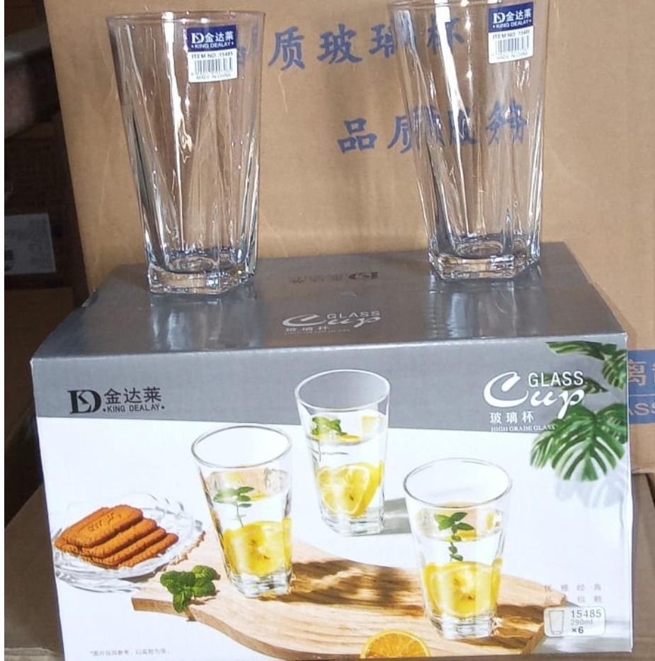 Dealey drinking glass Tumblers 270ml 6pcs set (9932)