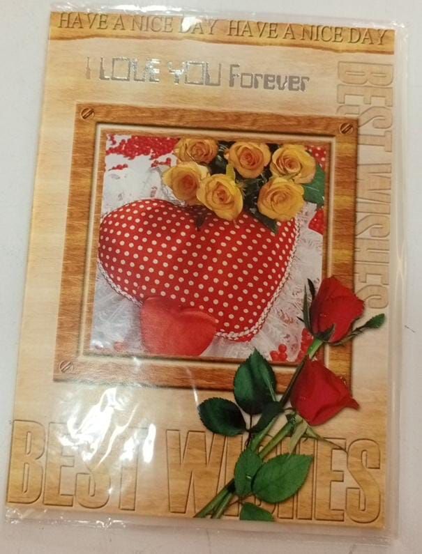 Valentine Gift Card I love you Forever