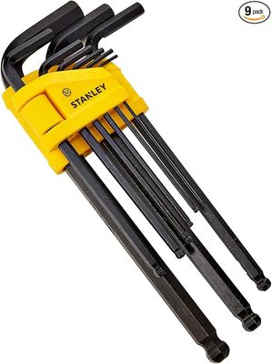 Stanley 0-69-256 - Allen Key Set Ball End Hex 9pc 1.5-10mm