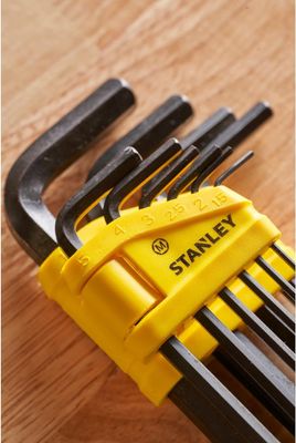 Stanley 0-69-253 - Allen Key Set Hex Folding 10pcs 1.5mm-10mm
