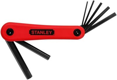 Stanley 4-69-262 - Allen Key Set Hex Folding 7pcs 2.5mm-10mm