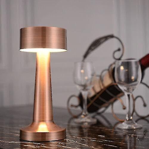 Modern Rechargeable Cordless Touch Sensor LED Desk lamp, Golden VP028