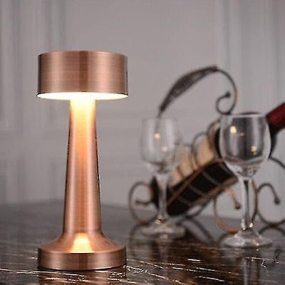 Modern Rechargeable Cordless Touch Sensor LED Desk lamp, Golden VP028