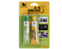 Knicker AB Epoxy Glue - Strong Adhesive for Metal, Wood, Plastic &amp; More (2x10ml)