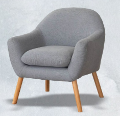 MARS Accent Chair/Armchair (Grey) S1585