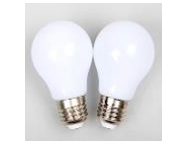 7W E27 Milky Glass LED Bulb, White (Code: LED-7W-E27-W-GLS)