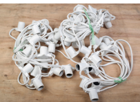 Win Win E27 Lamp Holder Cable, 10M with 20 Holders (3798-10M)
