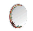 Frencia BM-6227 Oval Decorative Bathroom Mirror (600x400mm)