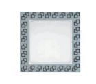 Frencia BM-9003 Square Mirror with Decorative Border (500x500mm)