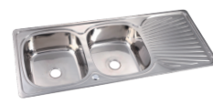 Frencia KS-1250XI Double Bowl Stainless Steel Sink (1200x500mm)