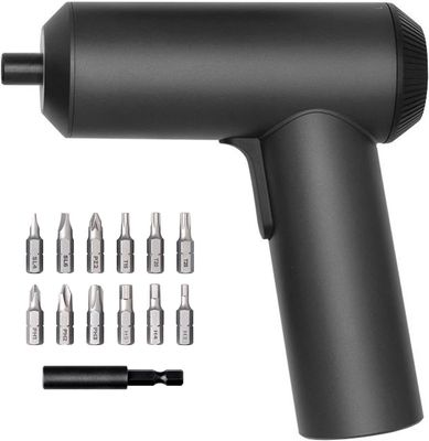 Xiaomi Mijia Cordless Rechargeable Screwdriver 3.6V 2000mAh Li-ion 5N.m Electric Screwdriver with 12pcs S2 Screw Bits for Home