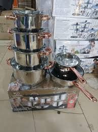 Kaisa Villa 12pcs Stainless Steel Cookware Set (1207)