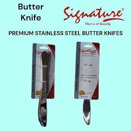signature Stainless steel butter knife set of 6