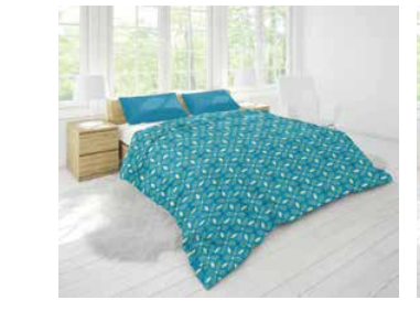 Butterfly Amazon Blue Microfiber Comforter Queen Size 5x6 400gsm
