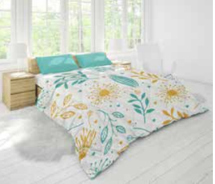 Butterfly Fall Microfiber Comforter Queen Size 5x6 400gsm