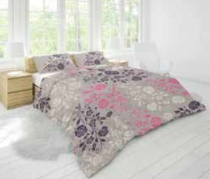 Butterfly Classy Floral Microfiber Comforter King Size 6x6 400gsm