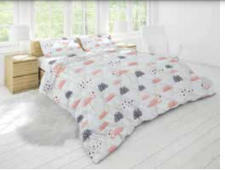 Butterfly Flamingo Leaves Comforter Queen Size 5x6 400gsm