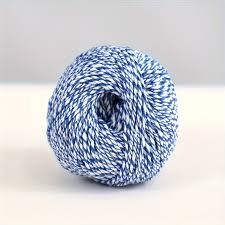 Generic Cotton Twine 85g. Butchers twine Blue &amp; White