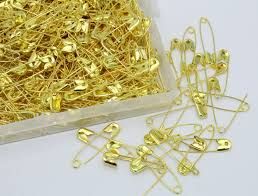 PARIS sewing accessories golden safety pin 100pcs pack #230933