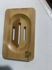 Wooden Soap Holders Bathroom Soap Dish 2pcs, with anti skid