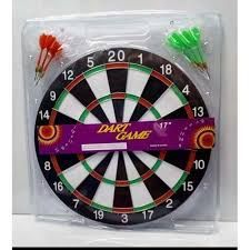 PARIS 15-Inch Darts Board Model 230976 with 3 Darts